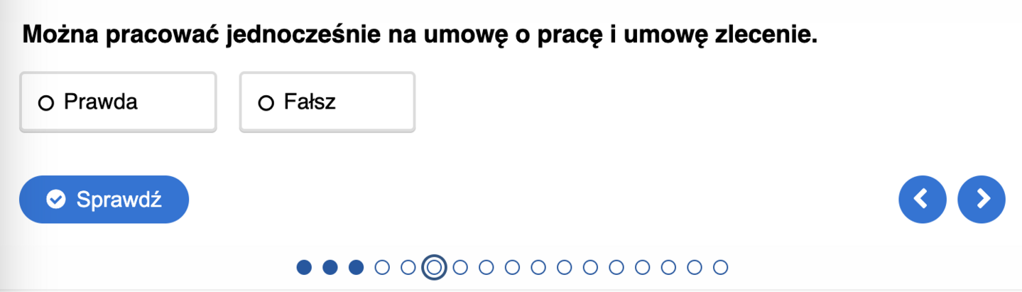 różnice między umowami - quiz